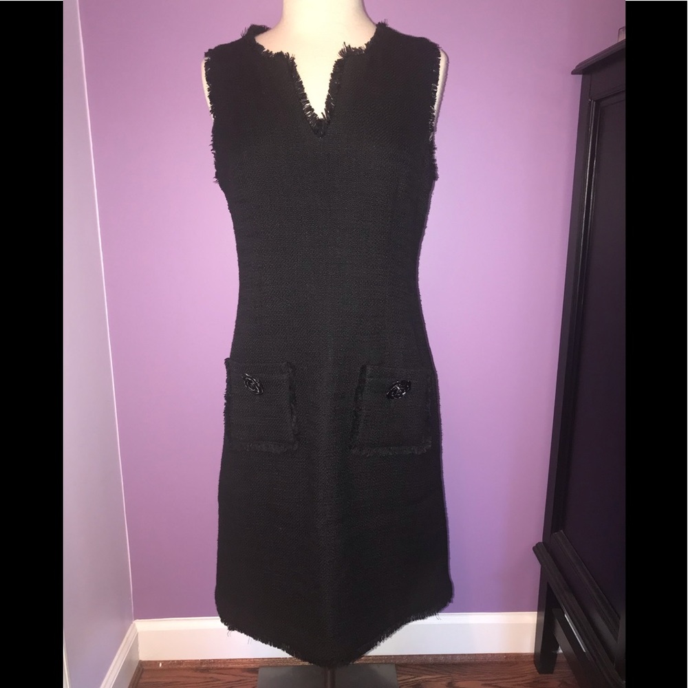 {Karl Lagerfeld} Black Sleeveless Dress